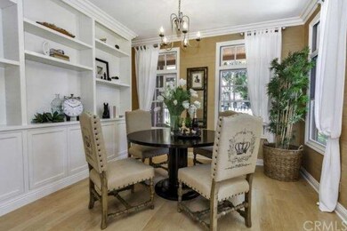 New custom built in wall unit in dining room, wind