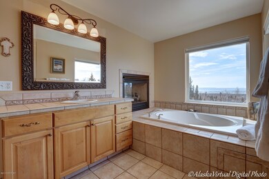 Master jetted tub with view