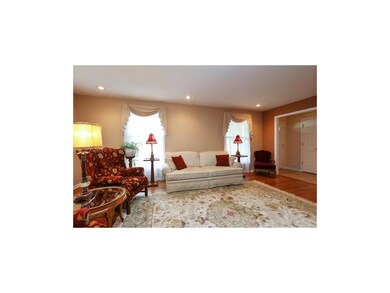 Spacious living room with big windows!