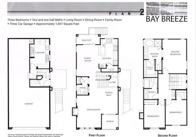 Floor plan for Bay Breeze plan 2
