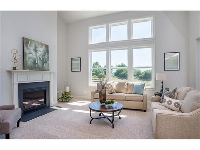 Photo is a model home photo or artist rendering due to construction stage and may be of the same model but possibly at a different location.