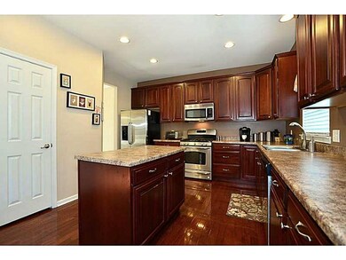 Kitchen. The breakfast area is quite spacious and 
