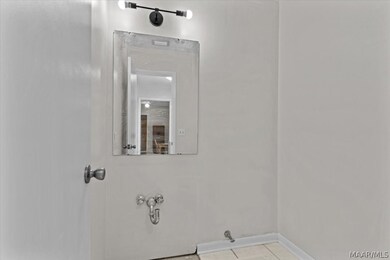 Half Bath plumbing in place