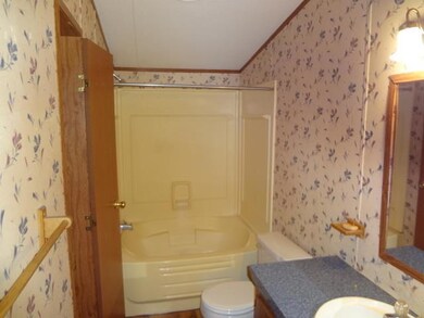 Mater bath walk in closet to the left.