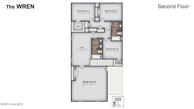Wren Floorplan New DRHE_Second Floor 5BR