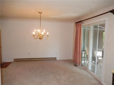 Dining room large enough for dinner parties.