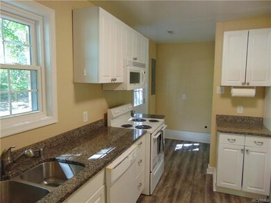 New luxury Vinyl floor in the kitchen.