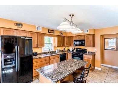 VIEW OF KITCHEN ISLAND...