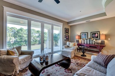 Living Area with Golf Course Views