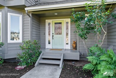Landscaped entryway