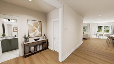 Foyer & Bedroom Alcove - Virtual Representation