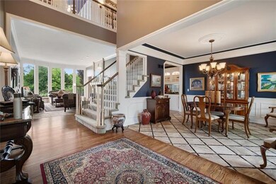 Spacious plan with formal and casual spaces.