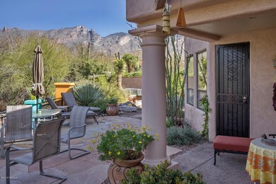 Side back patio