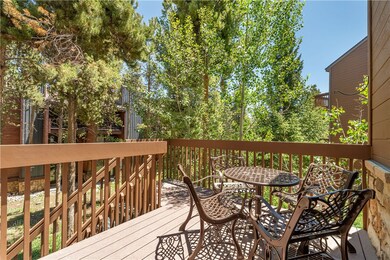 Beautiful, sunny front patio facing Aspens and Eve