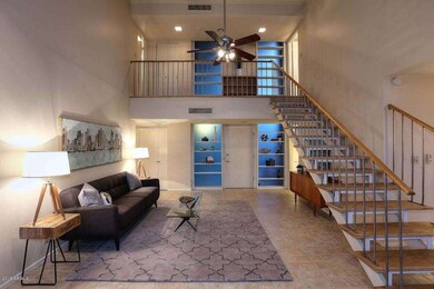 Great Room w/Open Riser Staircase