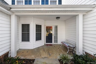 Front porch of 2316 Magnolia Grove Way