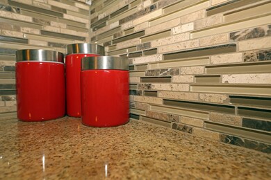 Granite Counters & Tile Backsplash
