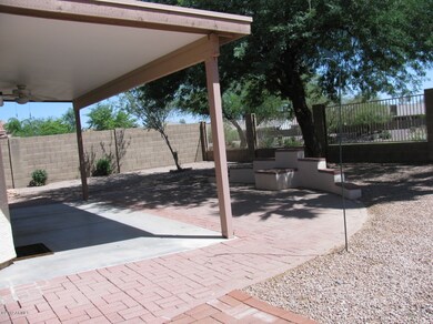 COVERED PATIO W/ BRICKED PATIO EXTENTION