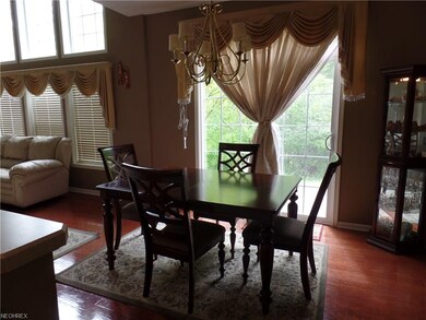 Dining area with great views out the sliding doors