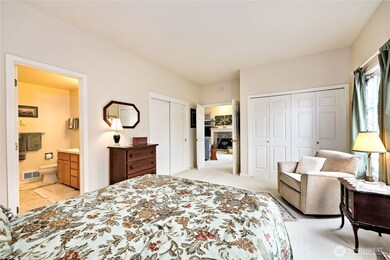 Primary bedroom suite, notice the two large closets