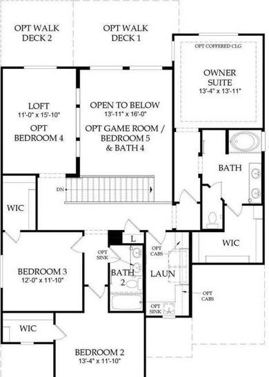 Floor Plan - Second Floor