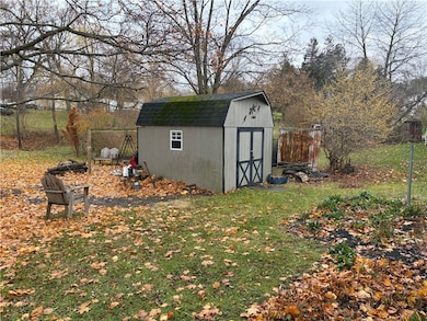 Shed included