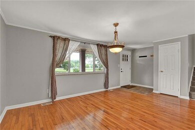 Front entry into dining room.