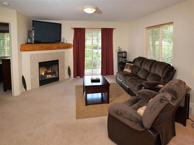 Living Area with gas fireplace