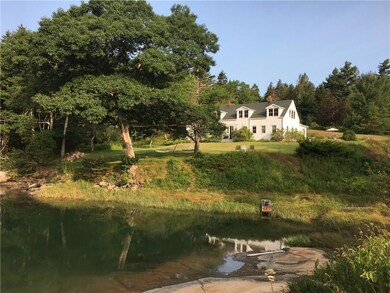 View of the residence from the shore.