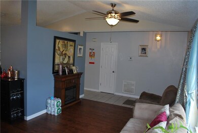 Living room toward front entry