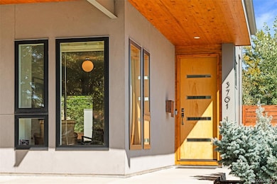 Wood clad ceilings on the outdoor overhangs deliver showcase how far this builder went with this project.