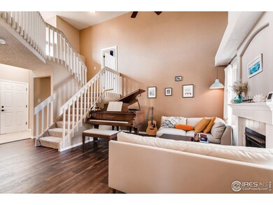 Lofty ceilings and tons of light in the living!