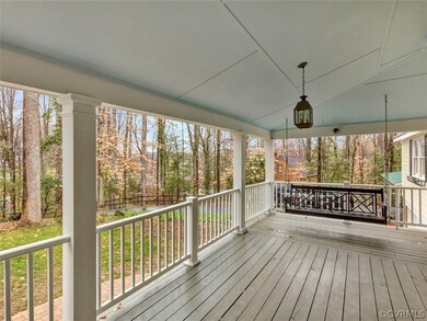 Front covered porch.
