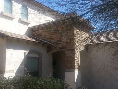 Stacked Stone Entryway