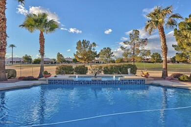 Water feature in private pool