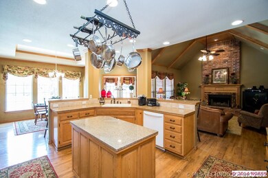 Large open kitchen with Center Island. Loads of ca