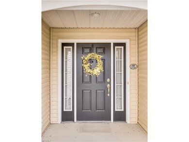 Covered front porch welcomes visitors