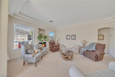 Fireplace and lots of space for lots of seating. N