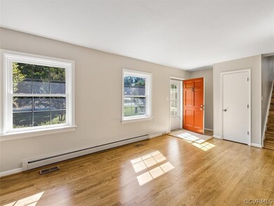 Entrance into the living room.