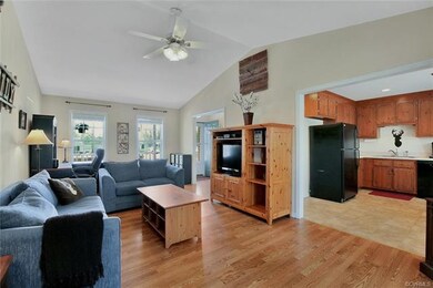 Large Family Room looking into Kitchen