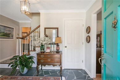 Foyer has Flagstone Floor