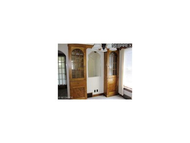 Beautiful Ash Built Ins in the Dining Room