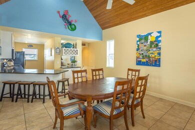 Dining area with breakfast bar