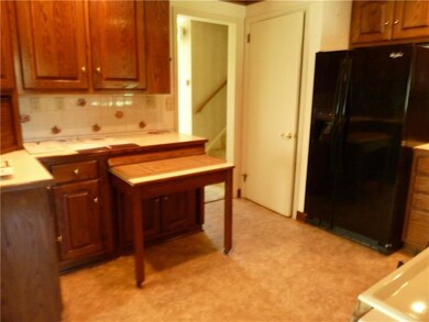 Kitchen with pull out table