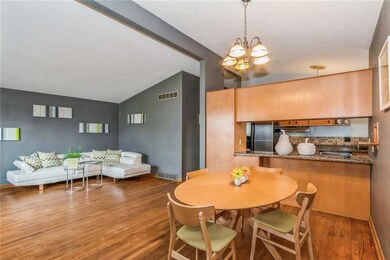Dining Room, Living Room and Kitchen