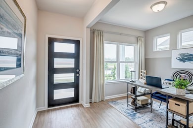 Photo shown is of a staged model home and should be used for illustration purposes only. Actual home features, finishes, color, upgrades and layout may vary. Furniture not included. 