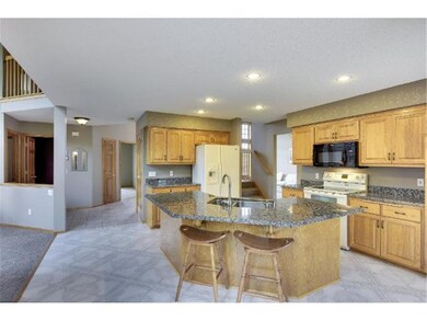 Beautiful Kitchen features granite countertops, ce