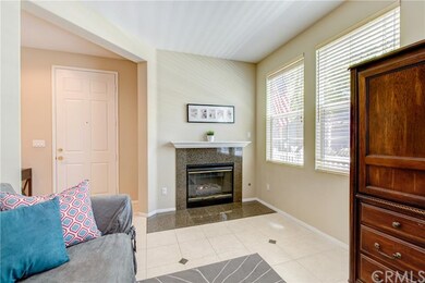 Granite Faced Fireplace in the Den ~