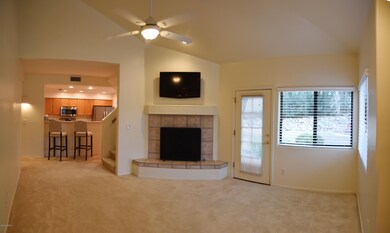 Living Room and Fireplace