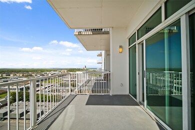 And you get this view of the beach and the Gulf, t